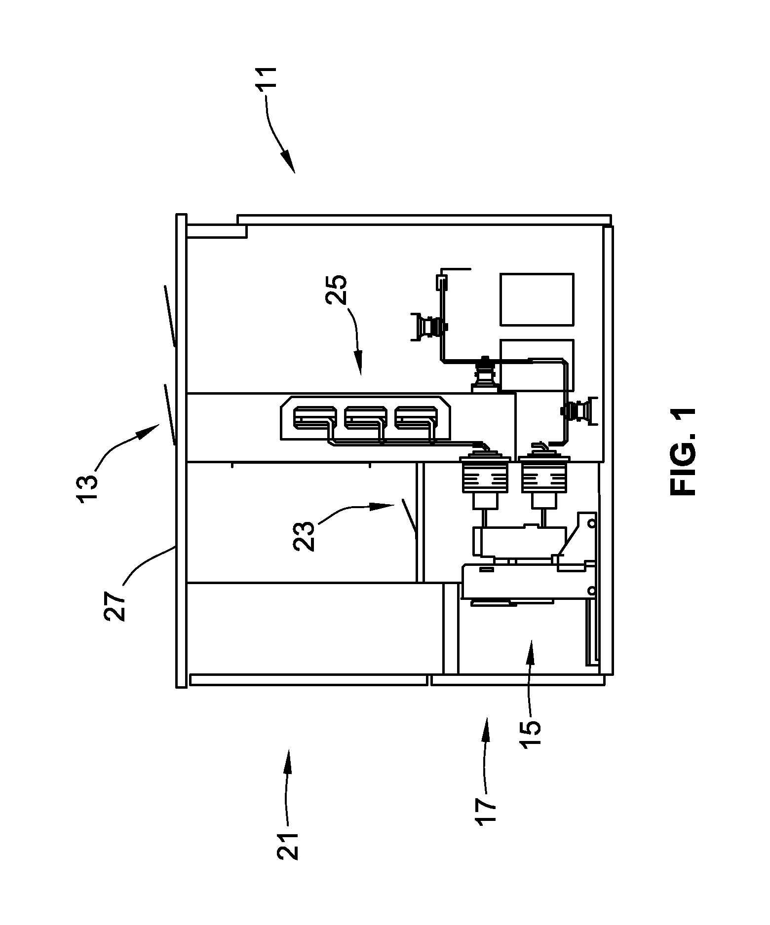 Triangle flap arc vent