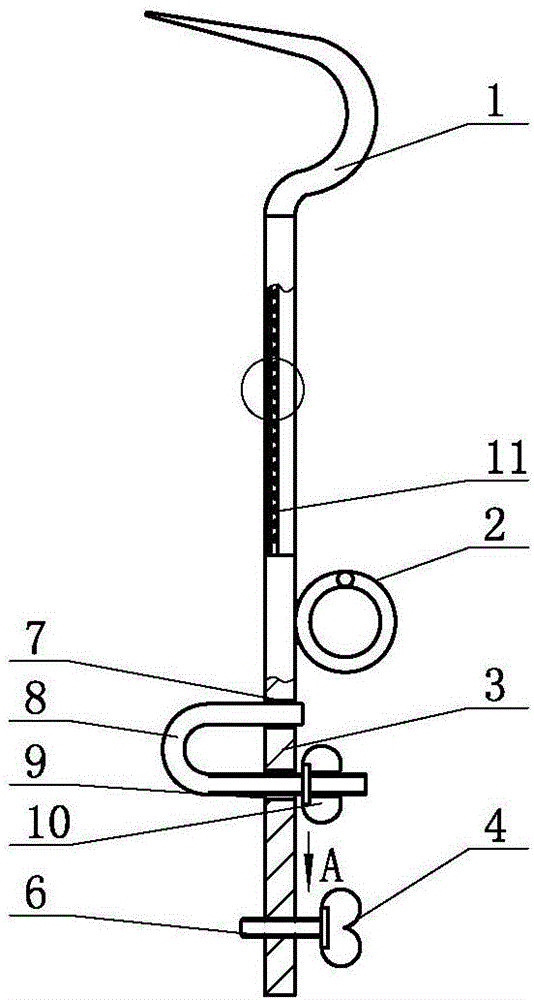 Anti-falling convenient pin remover