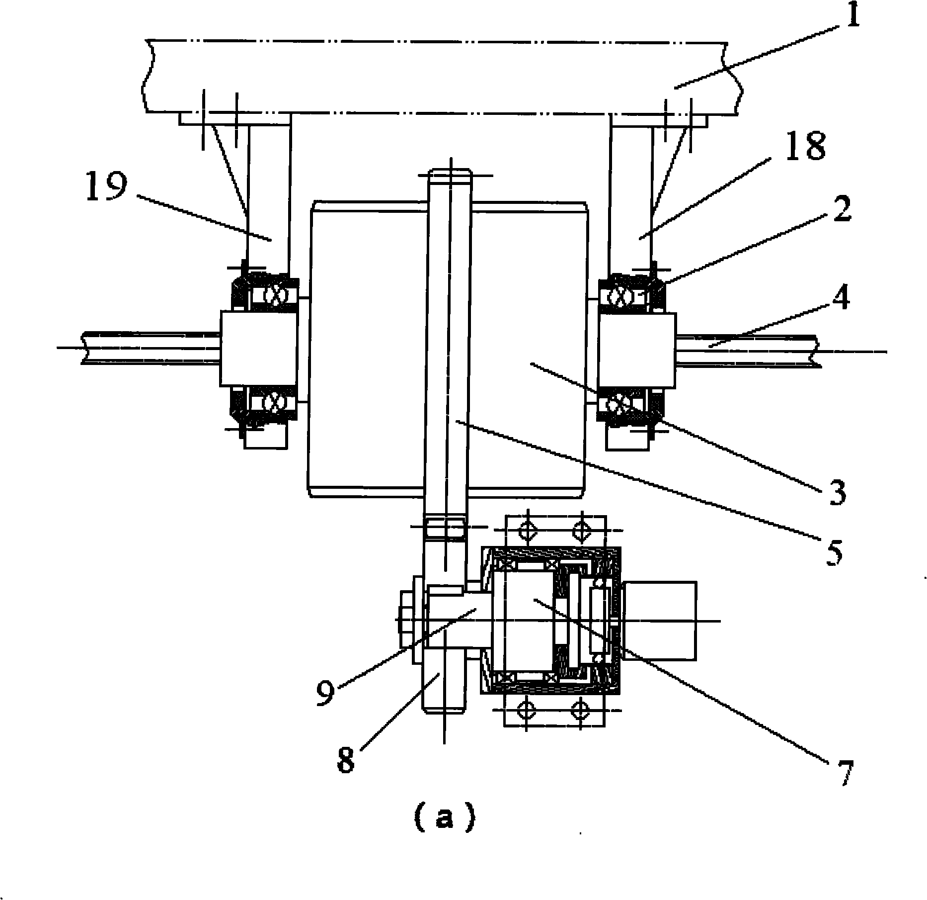 Device and method for correcting transmission error of precise numerical control machine closed loop servo system