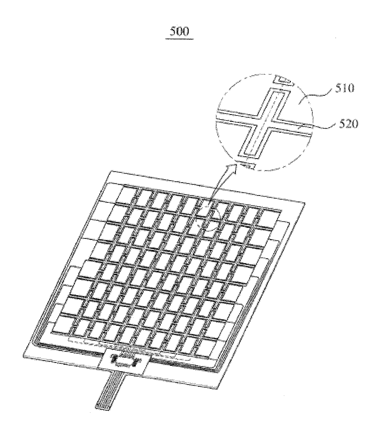Touch sensing panel and device for detecting multi-touch signal