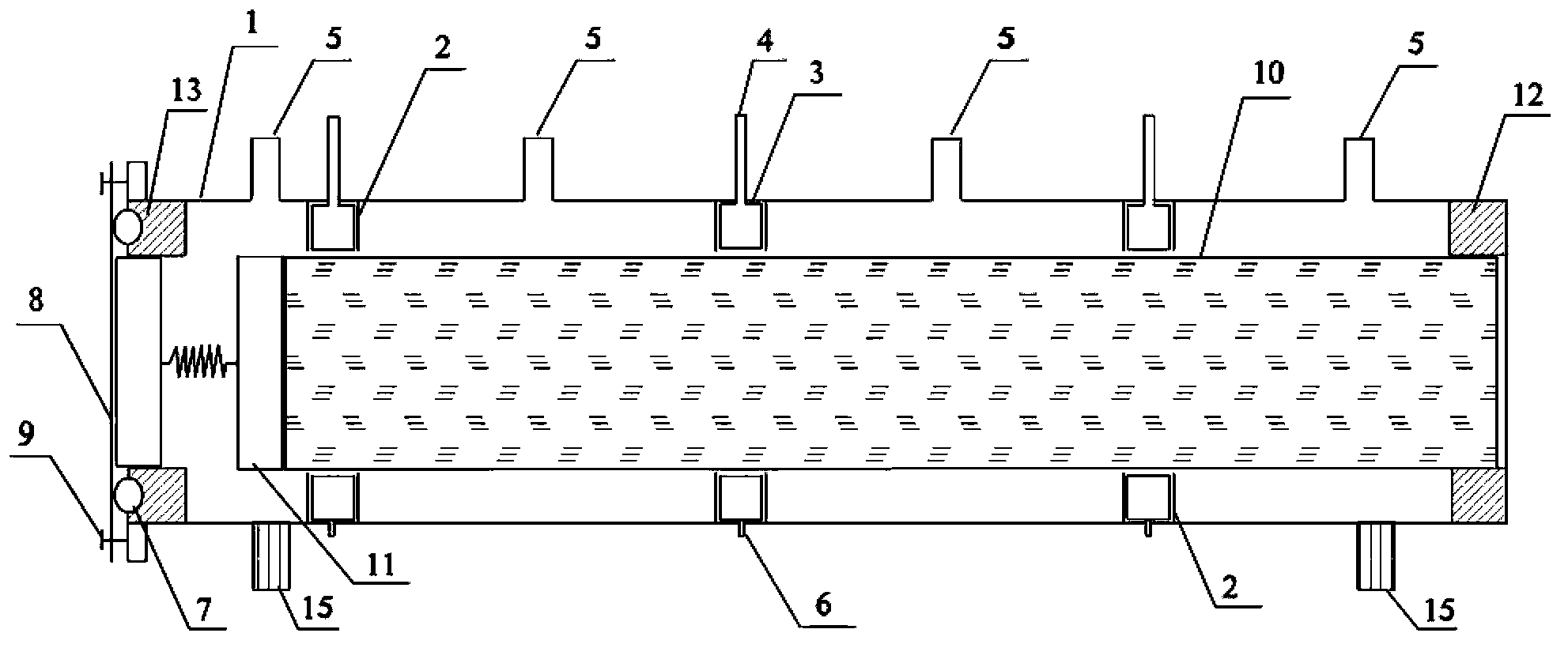 Core segmented sealing device and application method