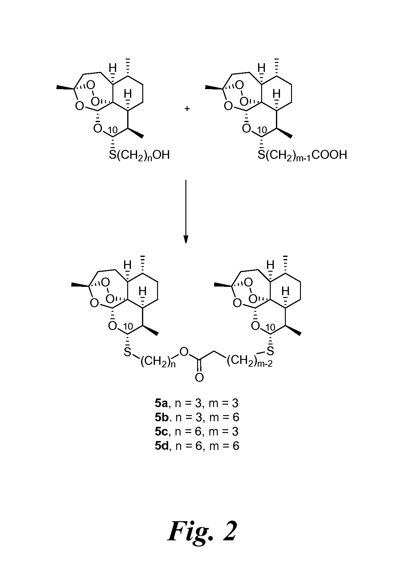 Trioxane thioacetal monomers and dimers and methods of use thereof