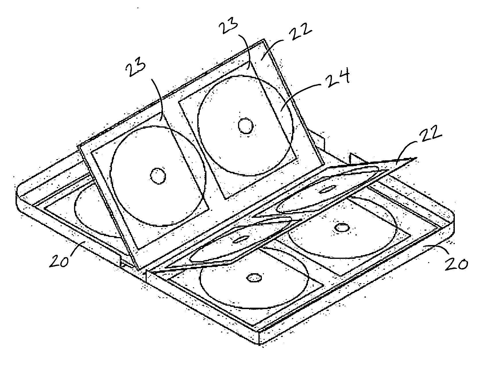 Self-illuminated storage and carrying case