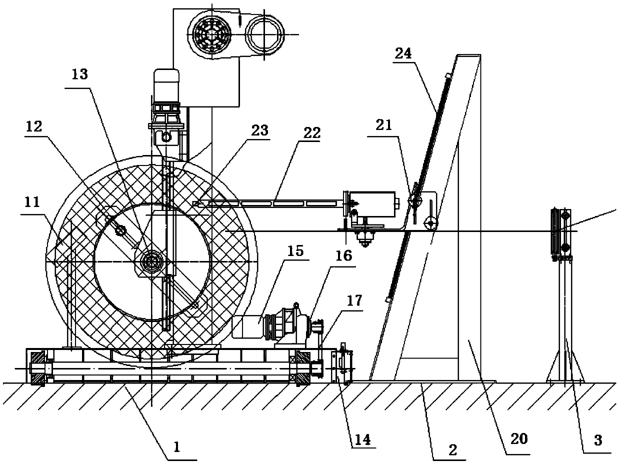 A cable automatic exhaust line system