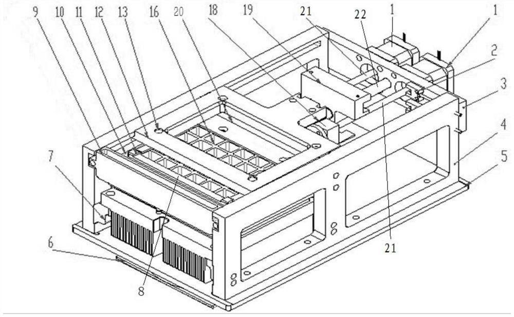 Sliding compression reaction chamber mechanism