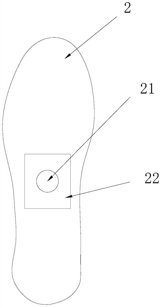 Shoe with sensing temperature measurement warning and vibration reminding