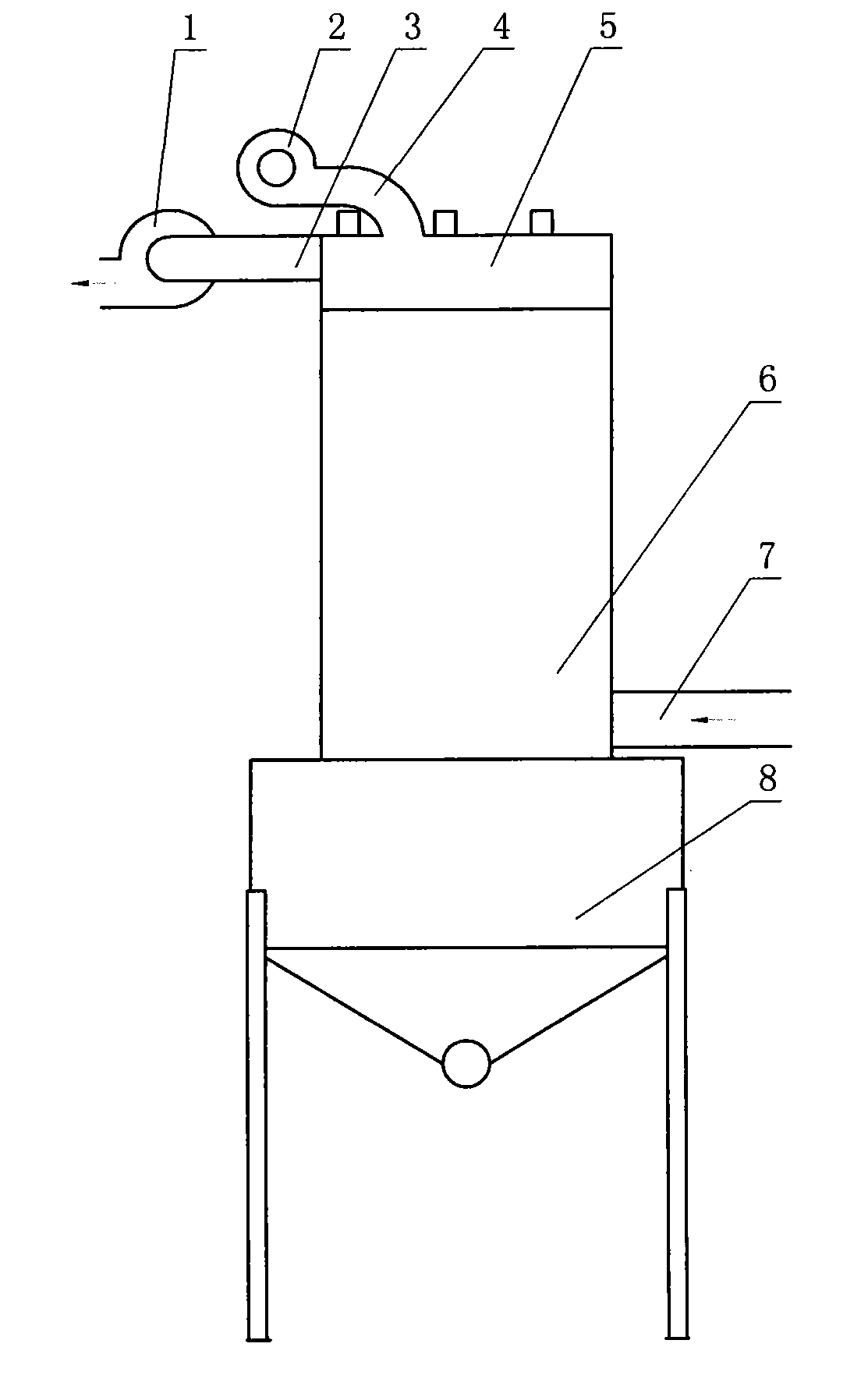 Stage blowback dust-cleaning method and equipment of air box blowback bag type dust collector