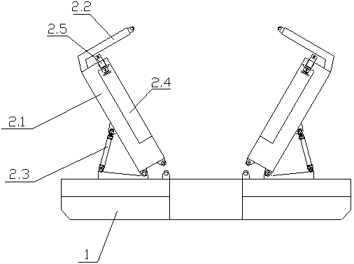 Offshore rock-socketed operation platform