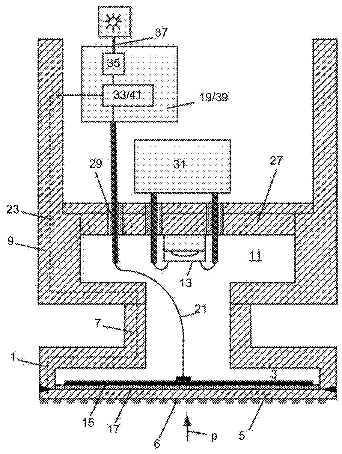 Pressure-measuring sensor