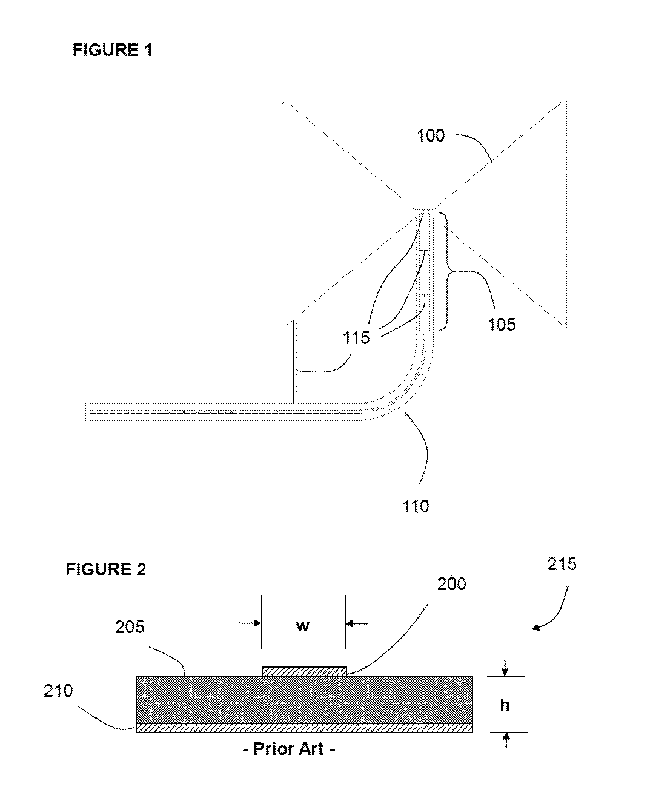 Wearable antenna having a microstrip feed line disposed on a flexible fabric and including periodic apertures in a ground plane
