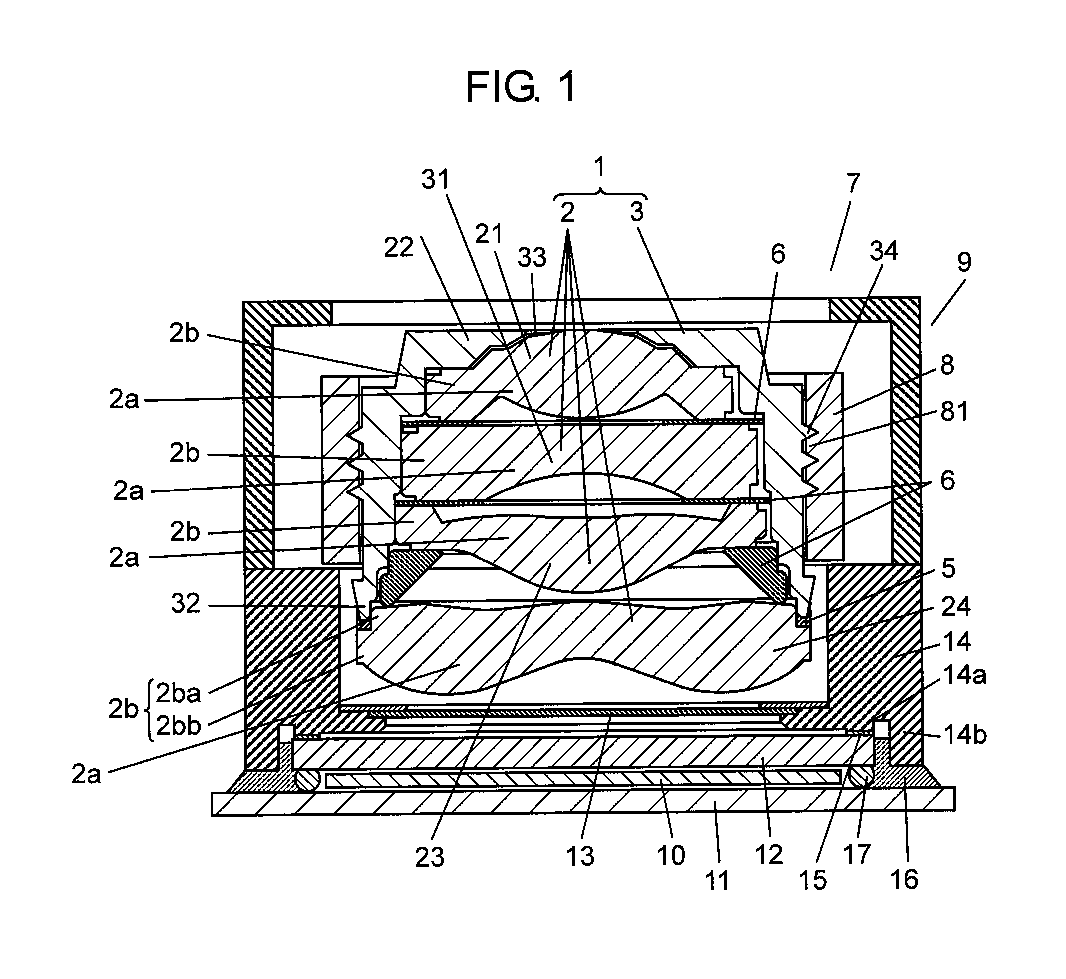 Plastic lens, photographing lens, imaging device, and portable device