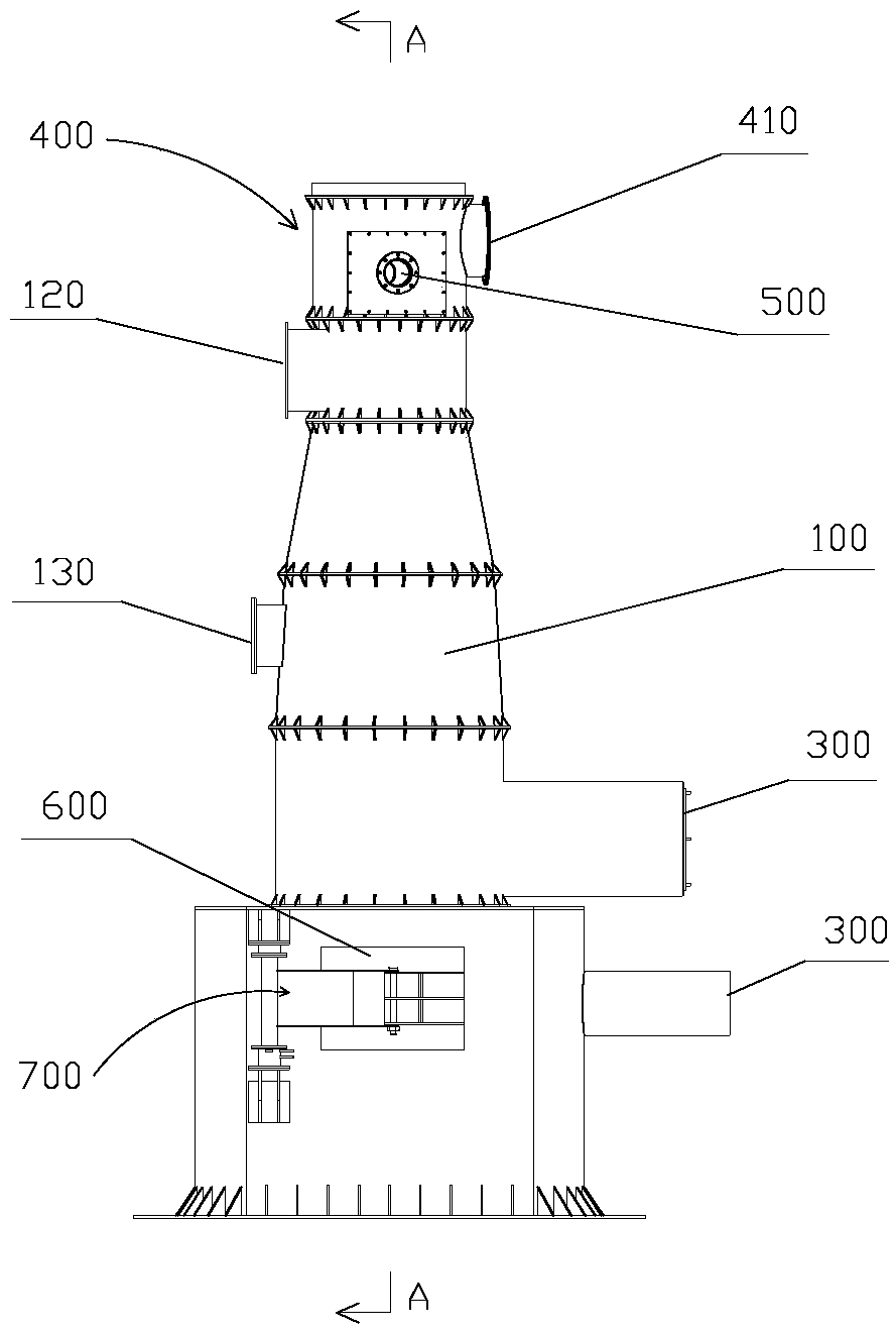 Multifunctional nonferrous metal melting reverberatory furnace