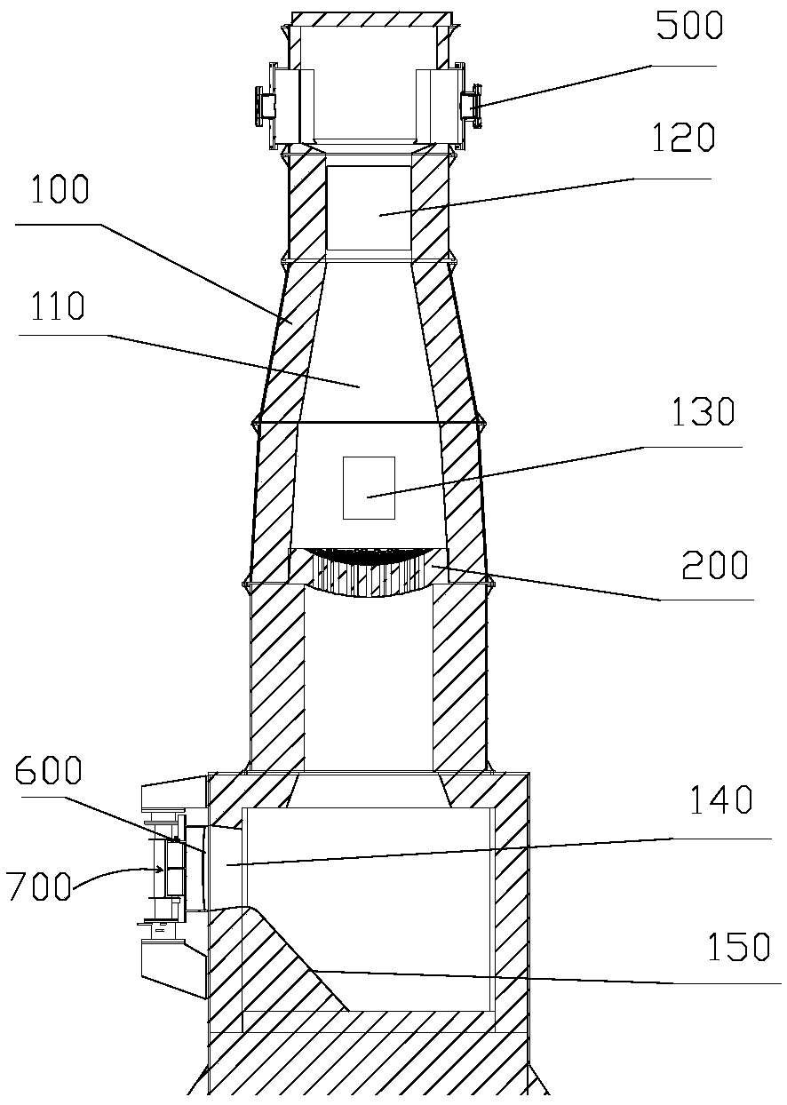 Multifunctional nonferrous metal melting reverberatory furnace