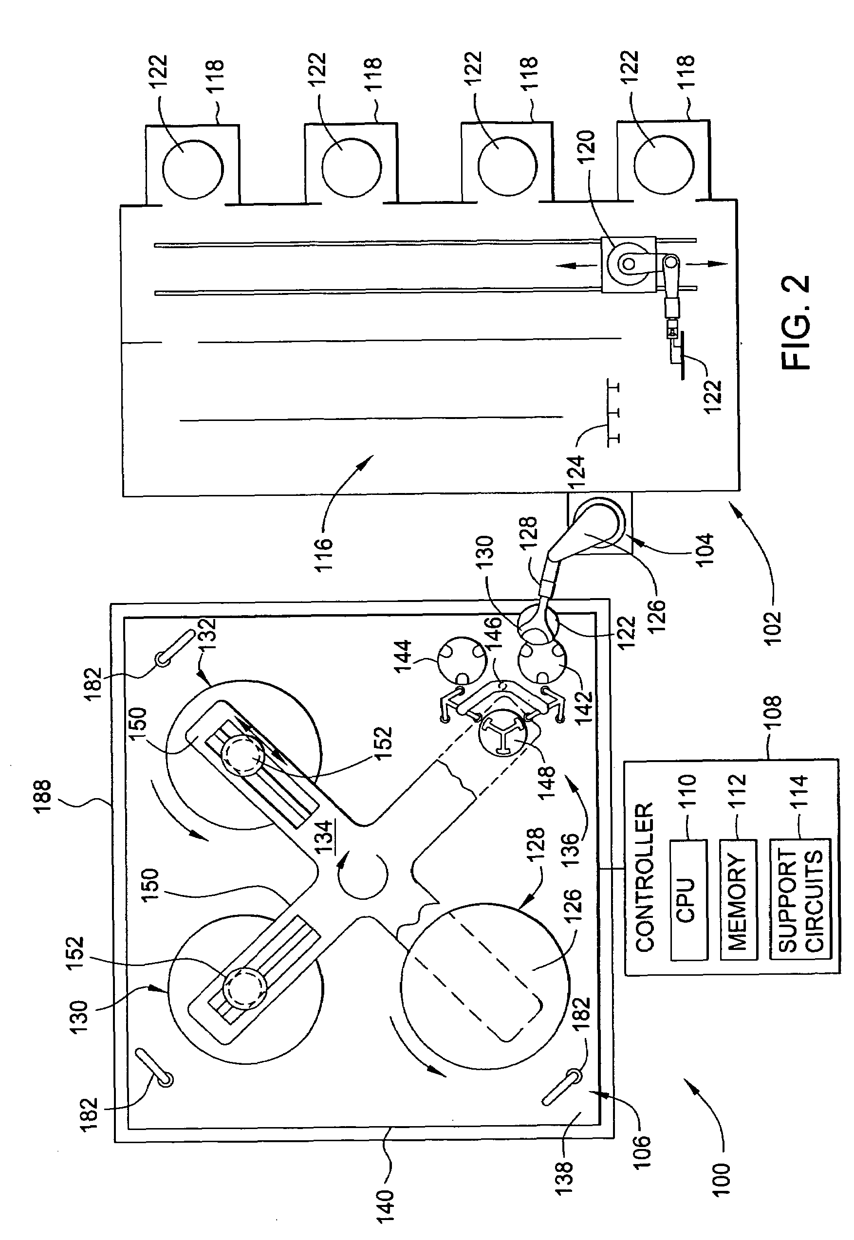 Process and composition for conductive material removal by electrochemical mechanical polishing