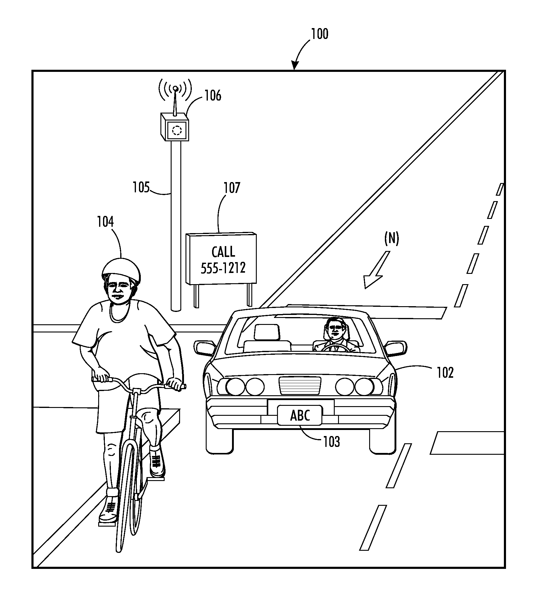 Obscuring identification information in an image of a vehicle
