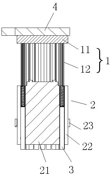 Medical clinical needle collecting and unfolding auxiliary device