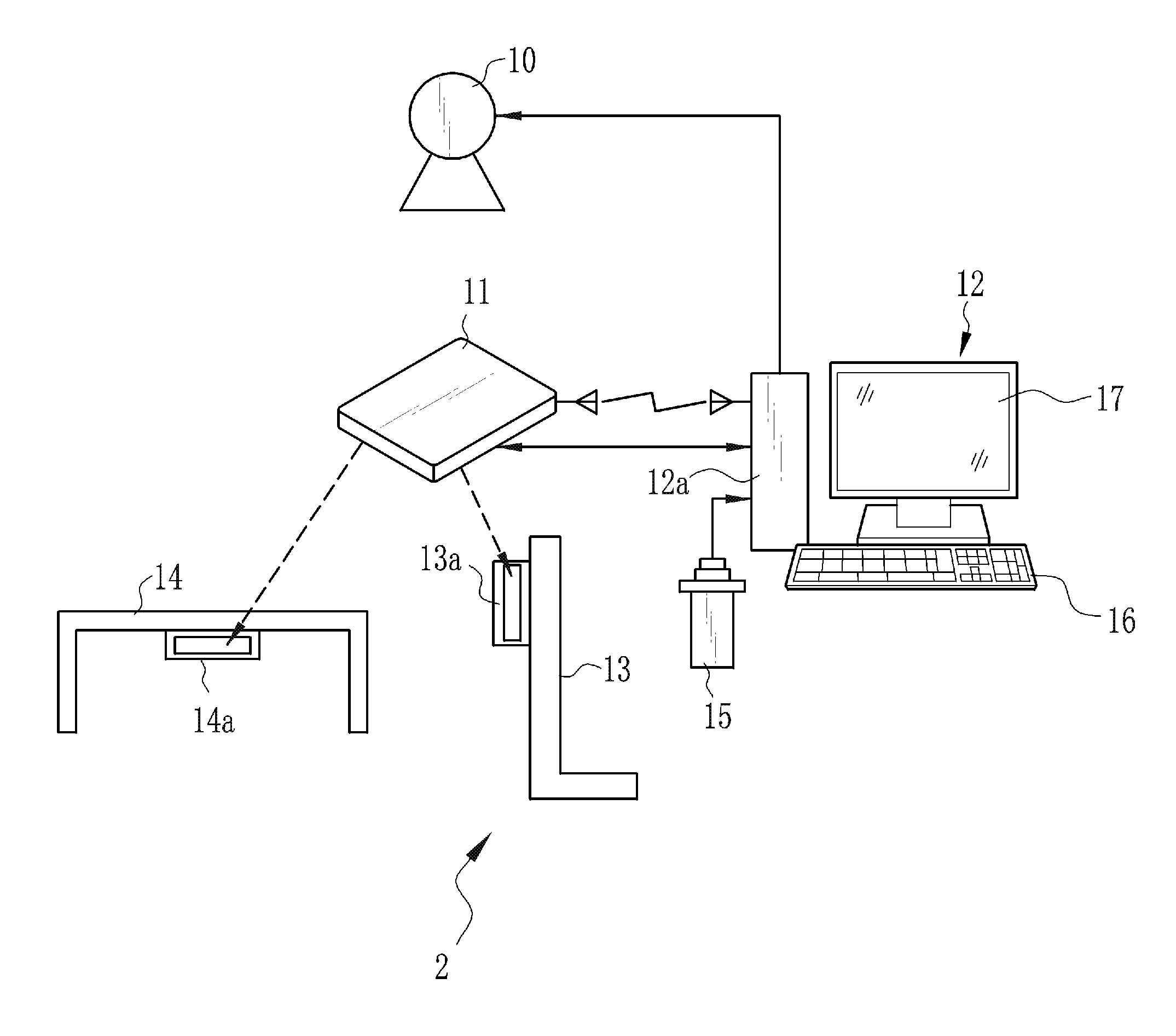 Radiation image detecting device, electronic cassette, and radiation imaging system