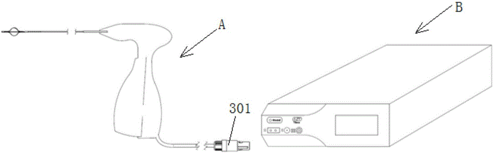 A bronchial thermoplasty system