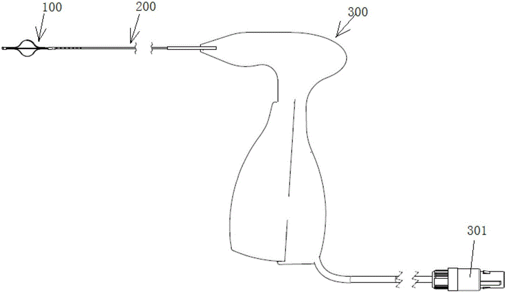 A bronchial thermoplasty system