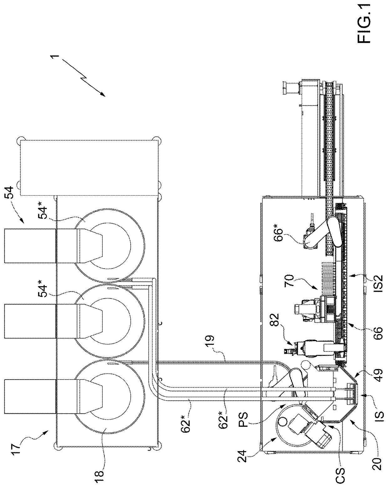 Machine for producing substantially cylindrical articles