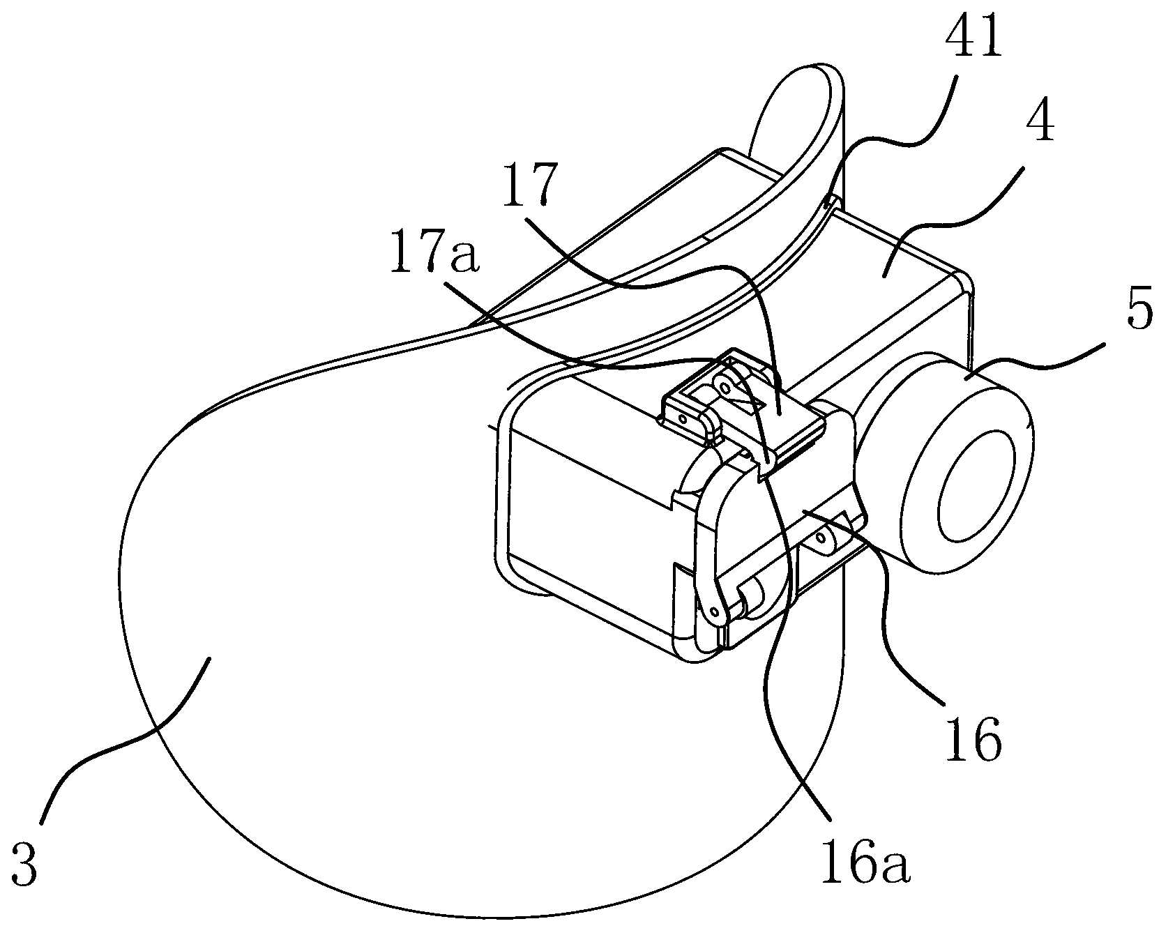 Mask type thermal imaging system