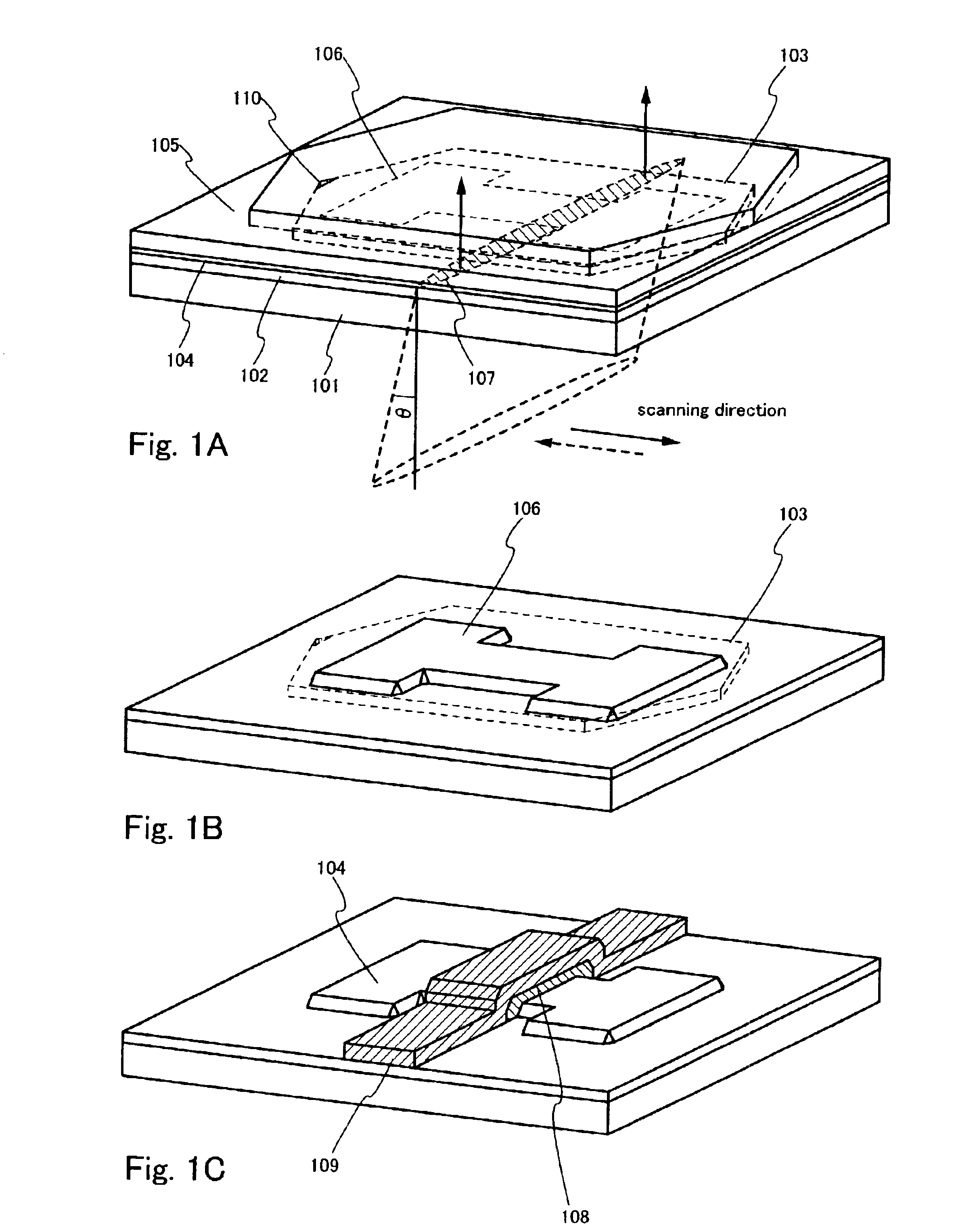 Method of manufacturing a semiconductor device by crystallization of a semiconductor region by use of a continuous wave laser beam through the substrate