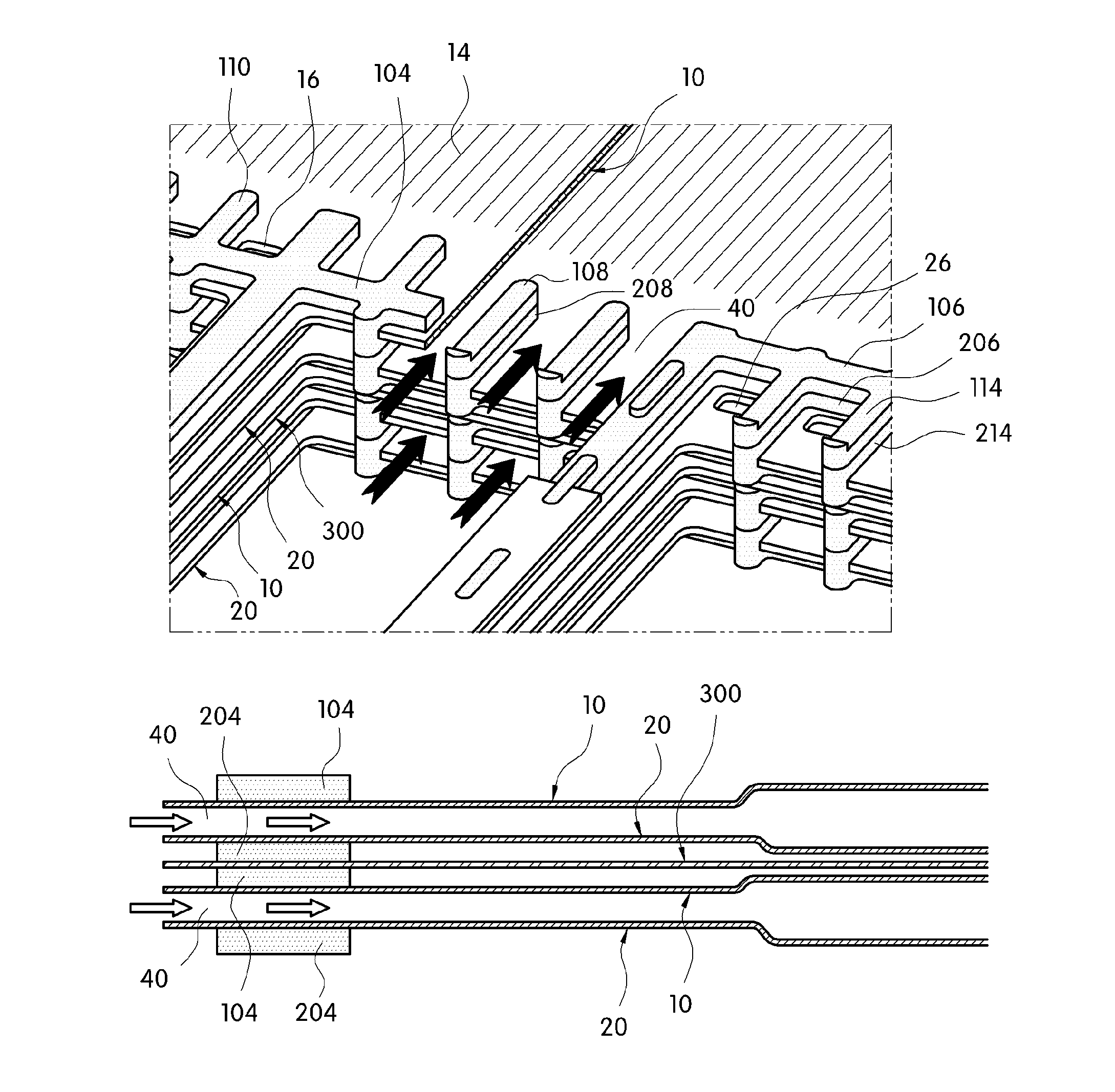 Fuel cell separator having airtight gasket