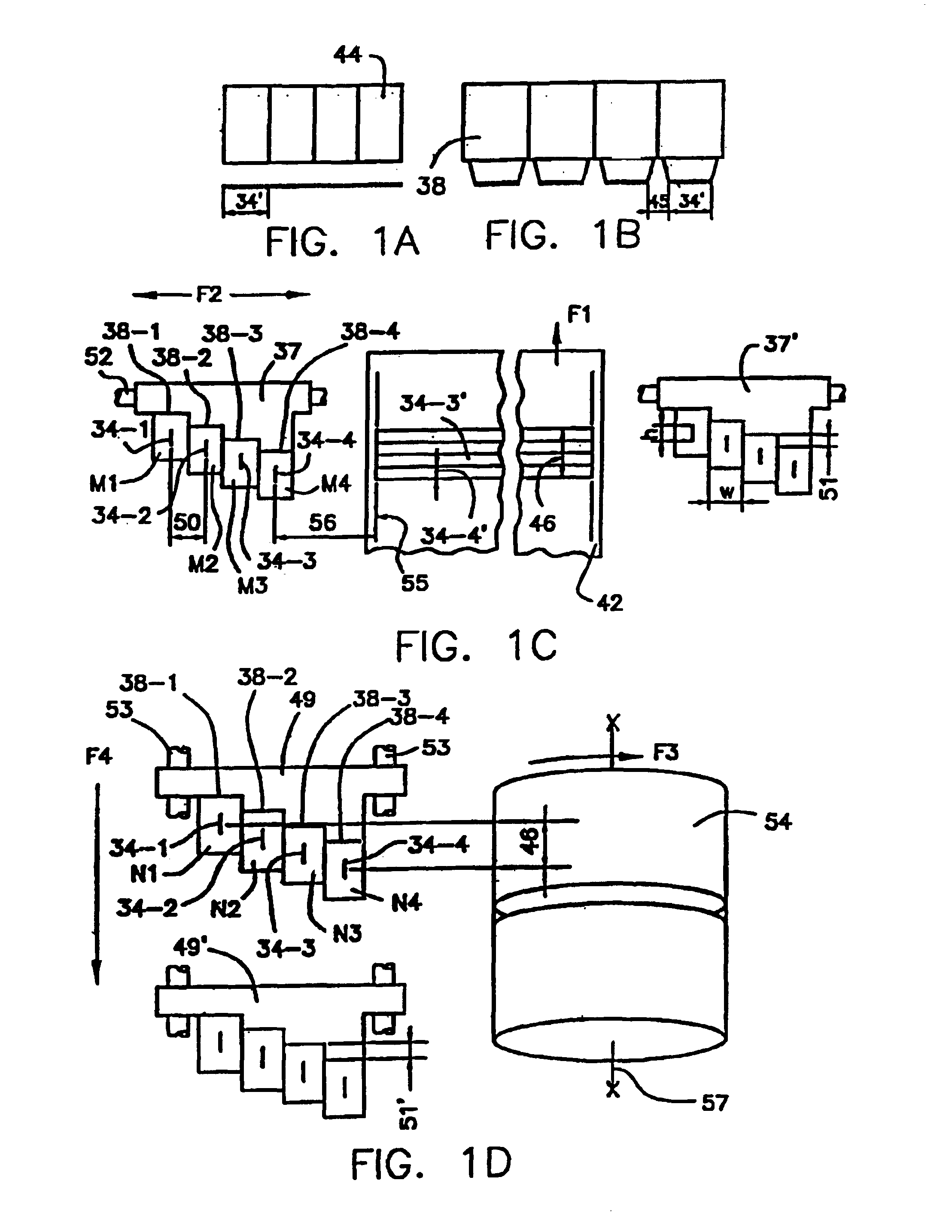 Compact imaging head and high speed multi-head laser imaging assembly and method