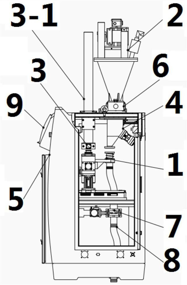 Automatic material sending station