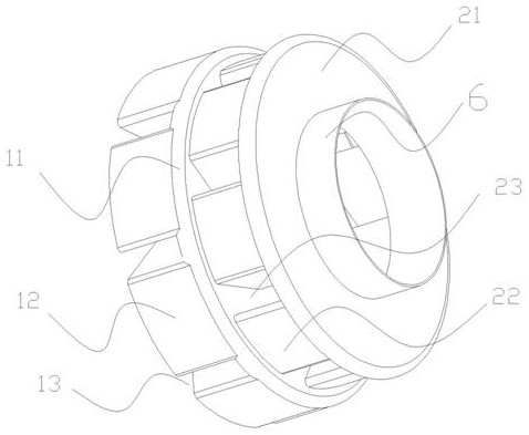 A two-stage radial swirler for a gas turbine combustor