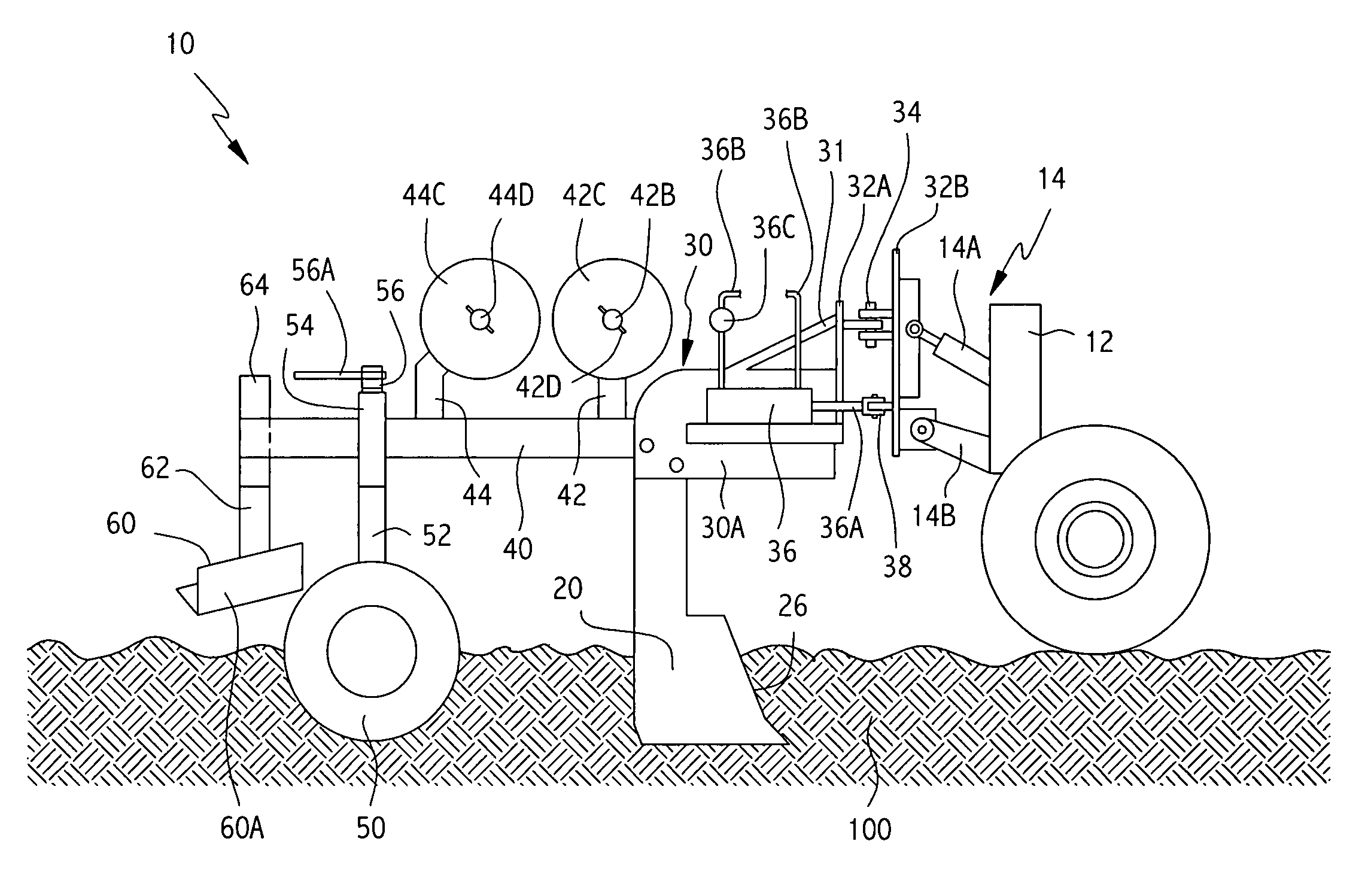 Apparatus and method for simultaneous in-ground installation of silt fence with wire mesh support