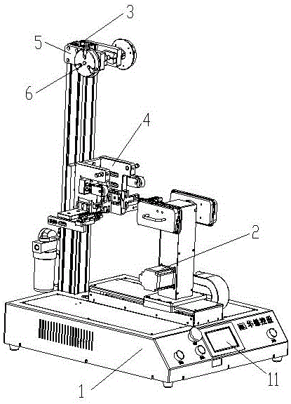 Side edge film sticking machine