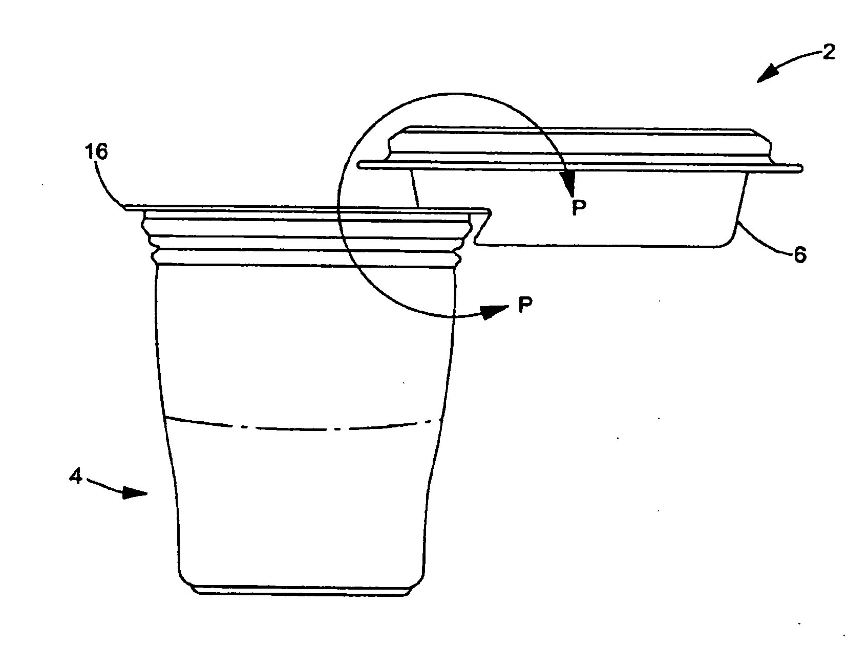 Interconnecting food container system