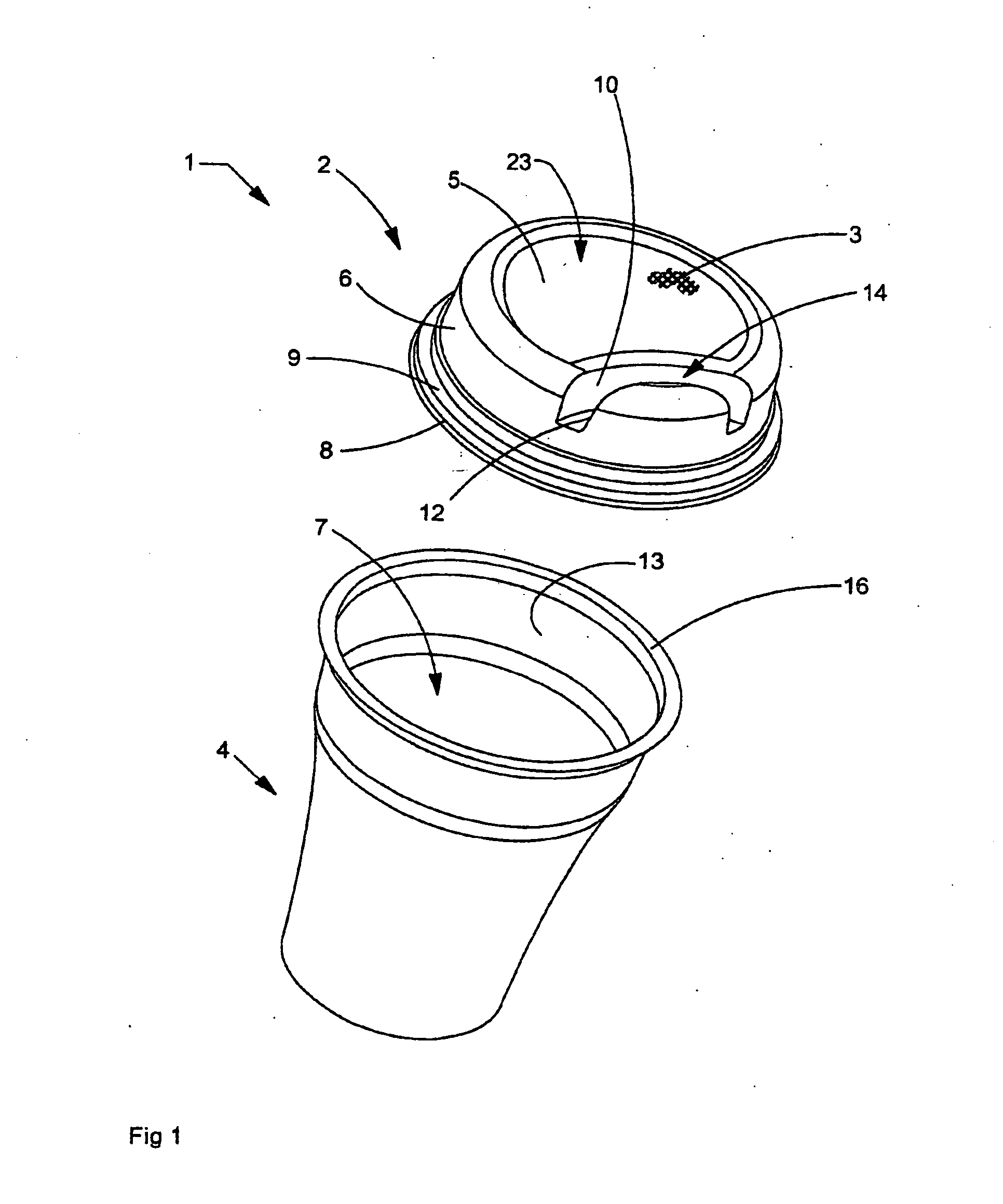 Interconnecting food container system