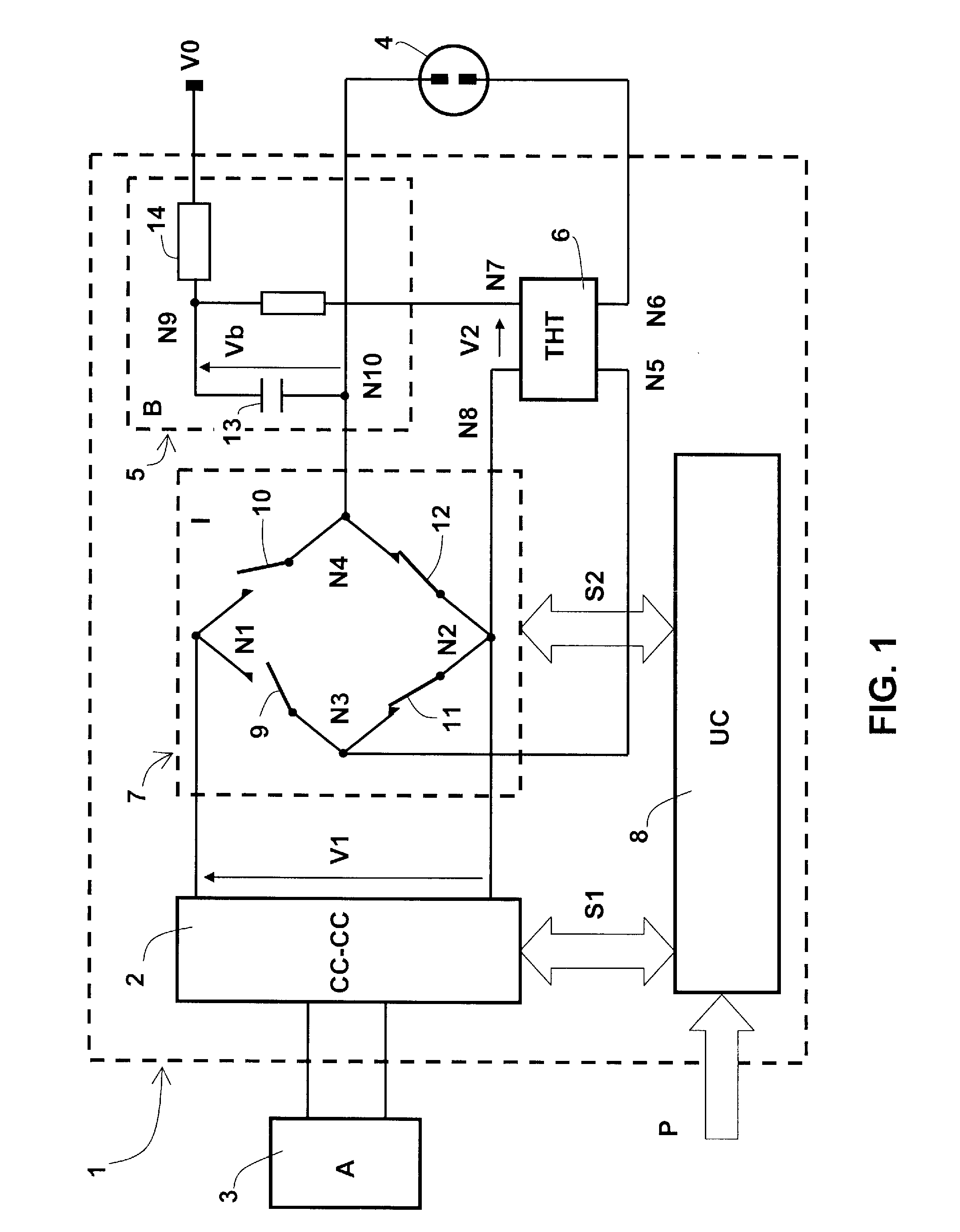 Ballast for a gas discharge lamp and a method of controlling this ballast