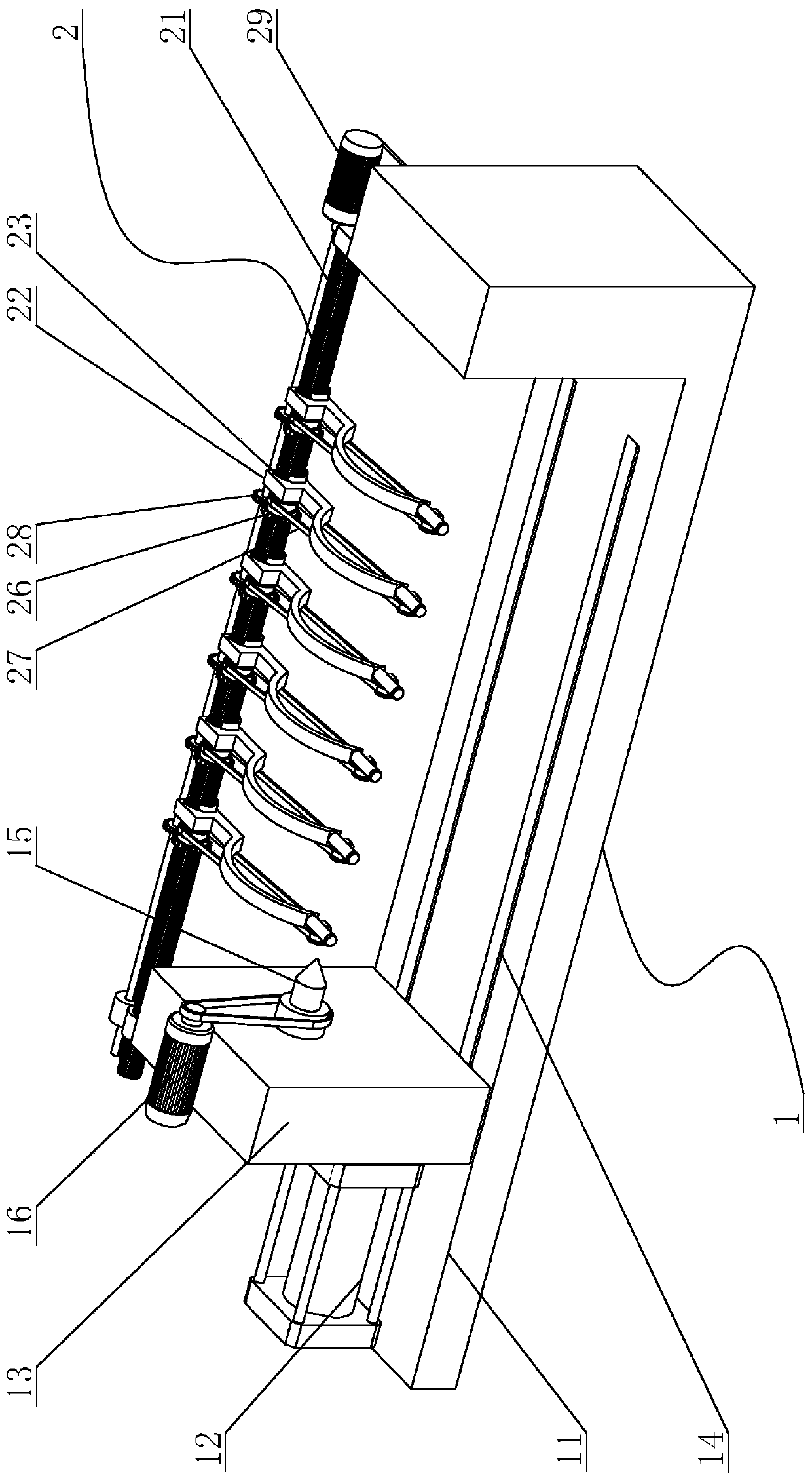 Grinding device for crankshaft remanufacturing