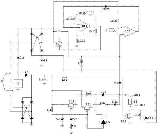 Thyristor excellent-automatic switching power supply