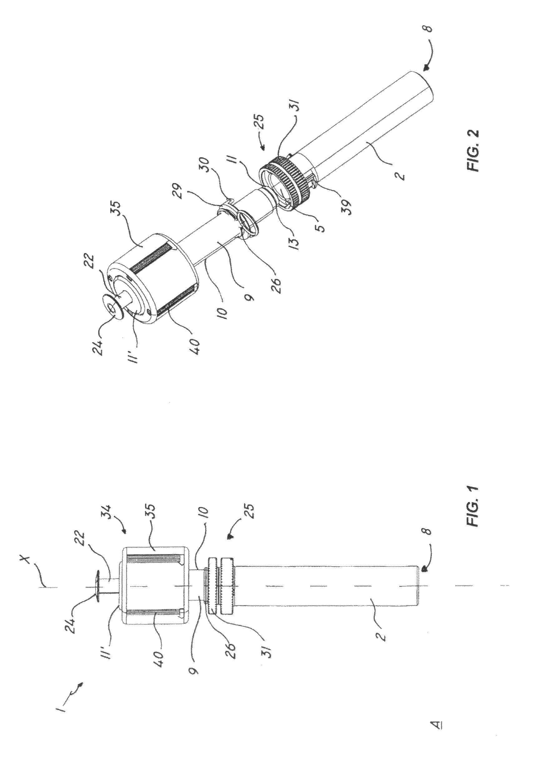 Cartridge for storage and delivery of a two-phase compound