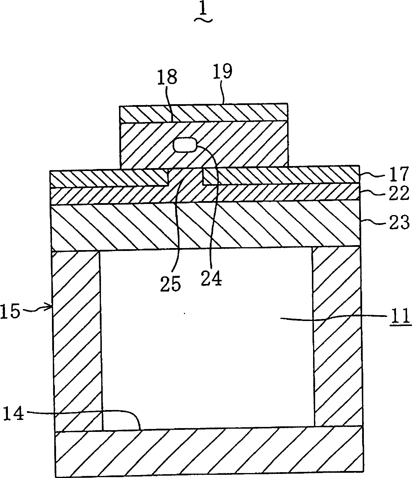 Ink jet head method for producing ink-jet head and use