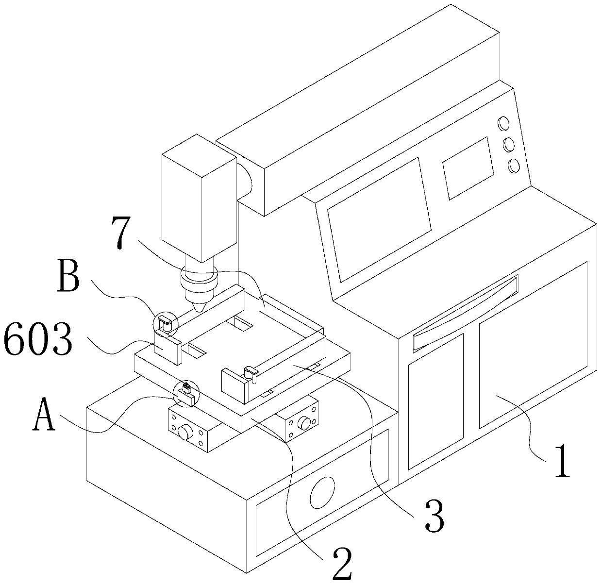 Laser drilling device