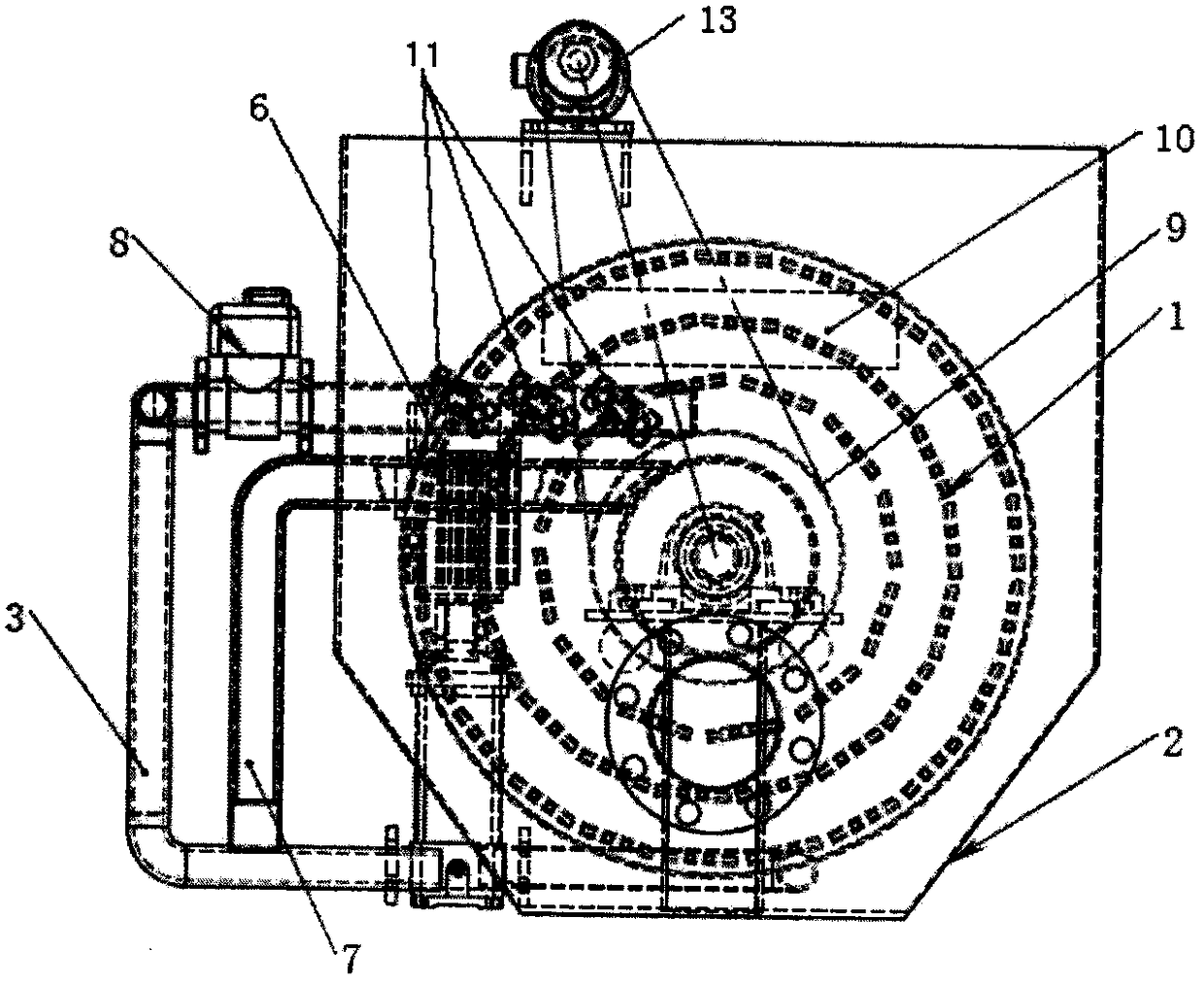 Rotary-wing micro-porous filter