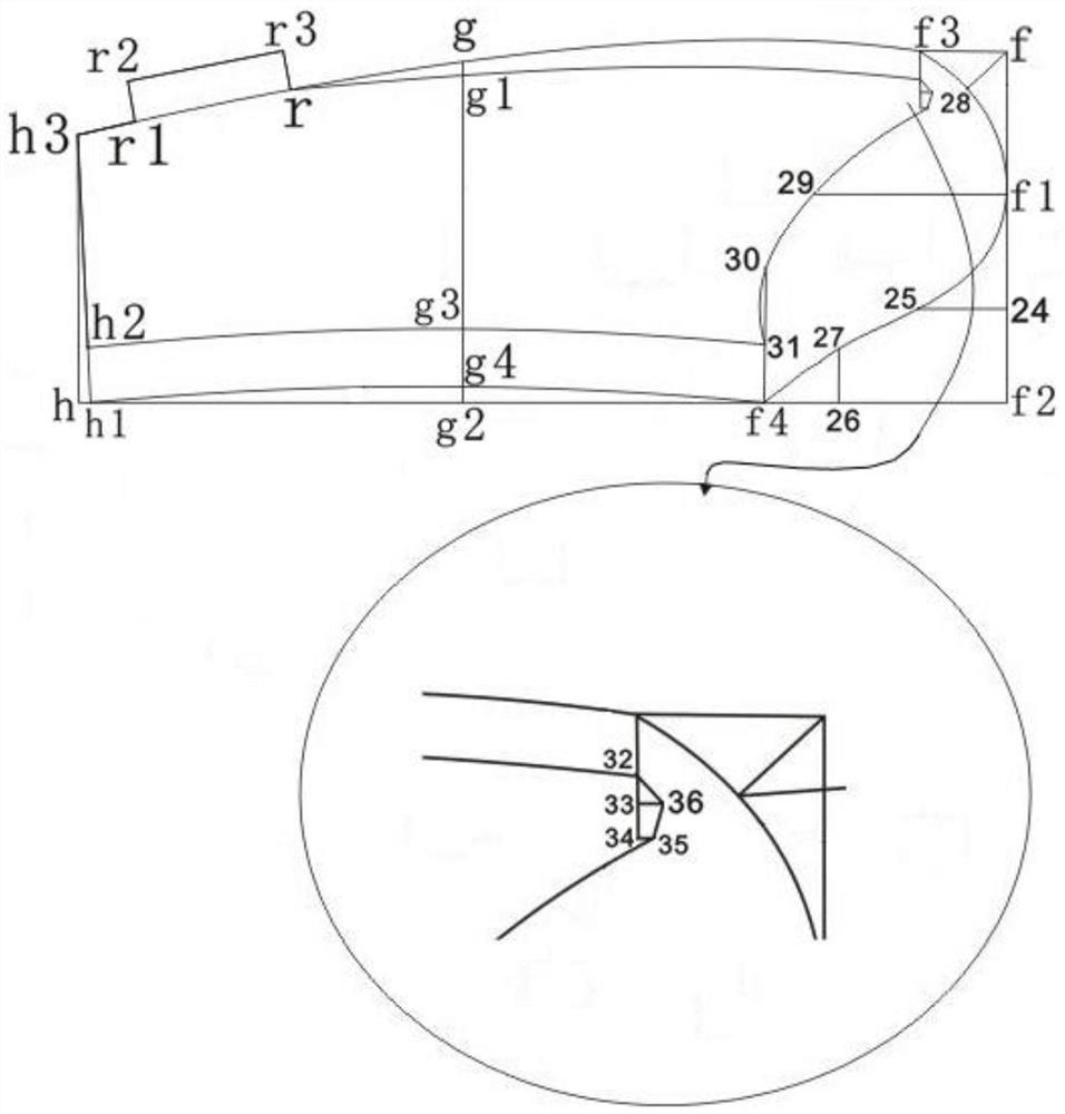 Method for drawing lady dress with lapel collar