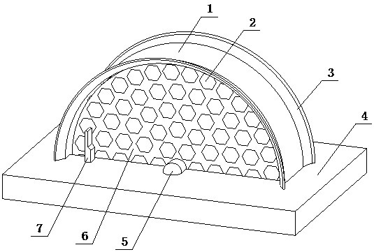 Rotary logistics box for semi-submerged intelligent honeycomb logistics cabinet