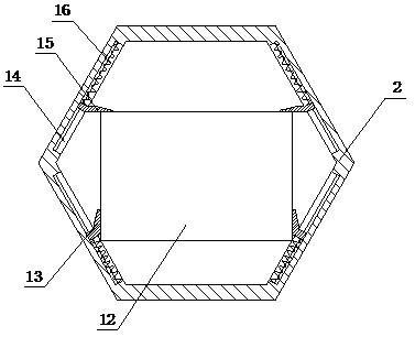 Rotary logistics box for semi-submerged intelligent honeycomb logistics cabinet