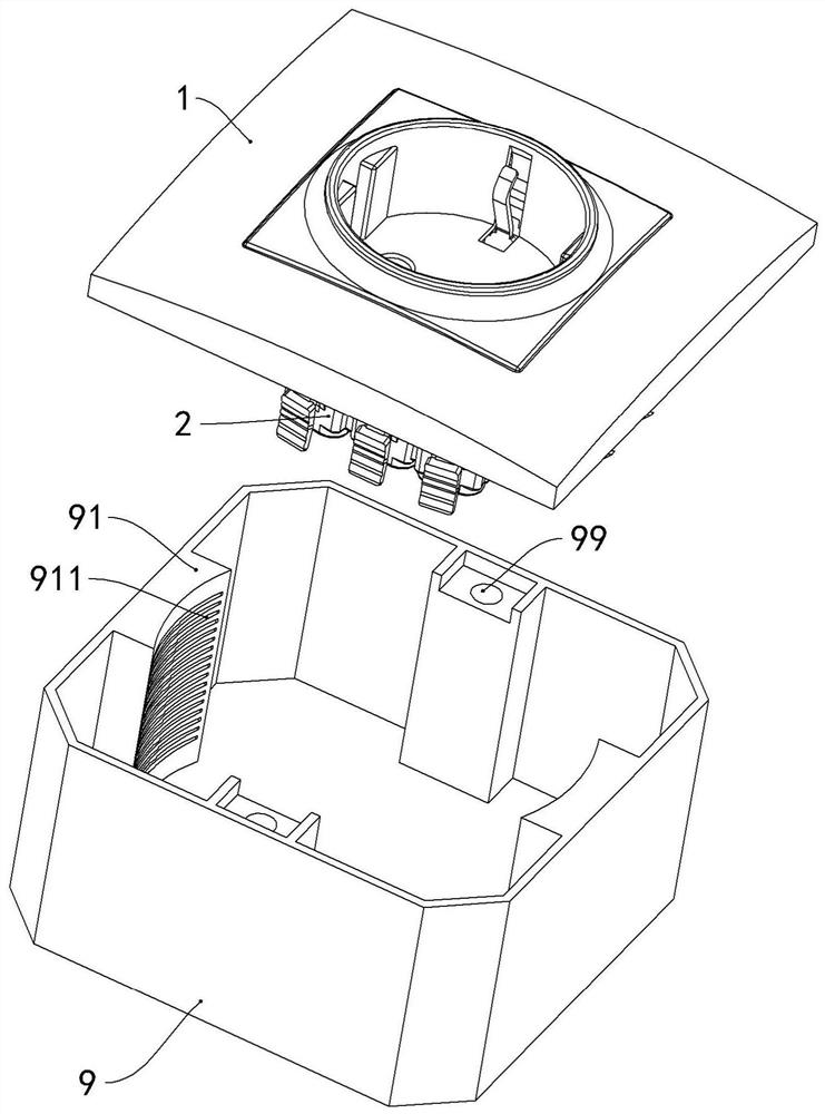 Quick wiring structure