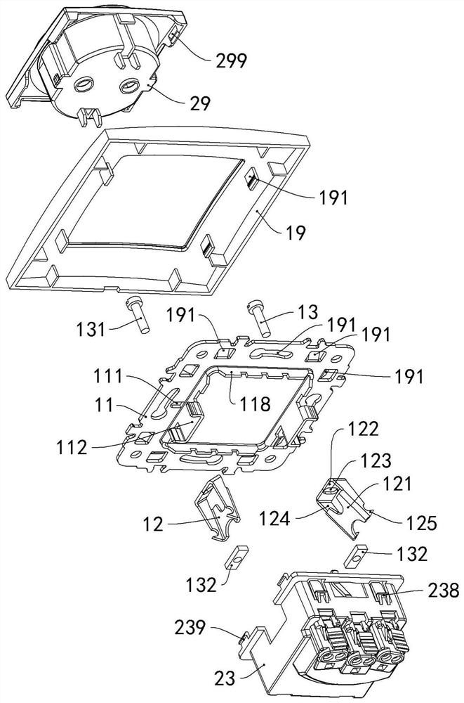 Quick wiring structure