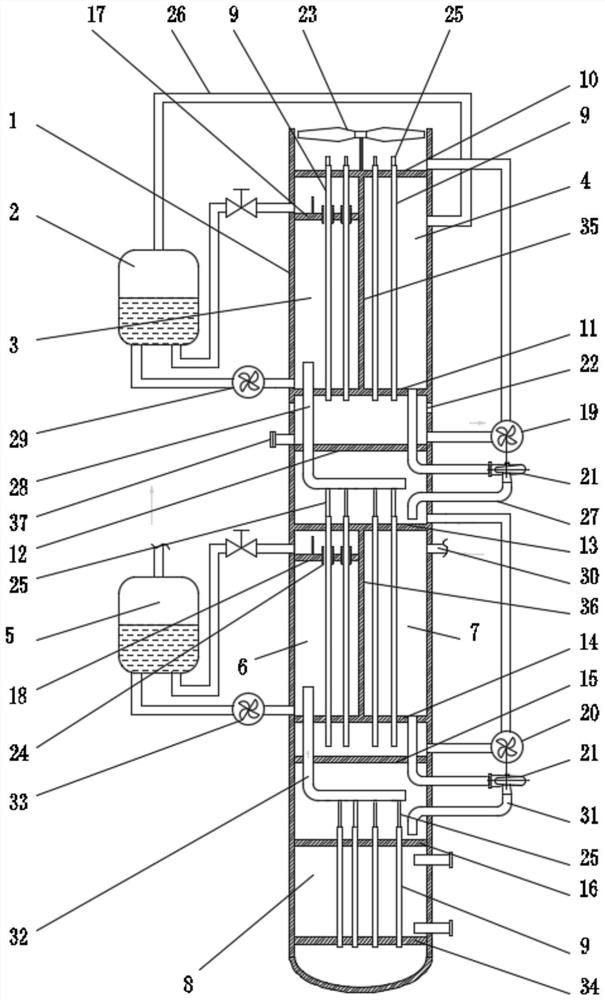 Cascade absorption type system