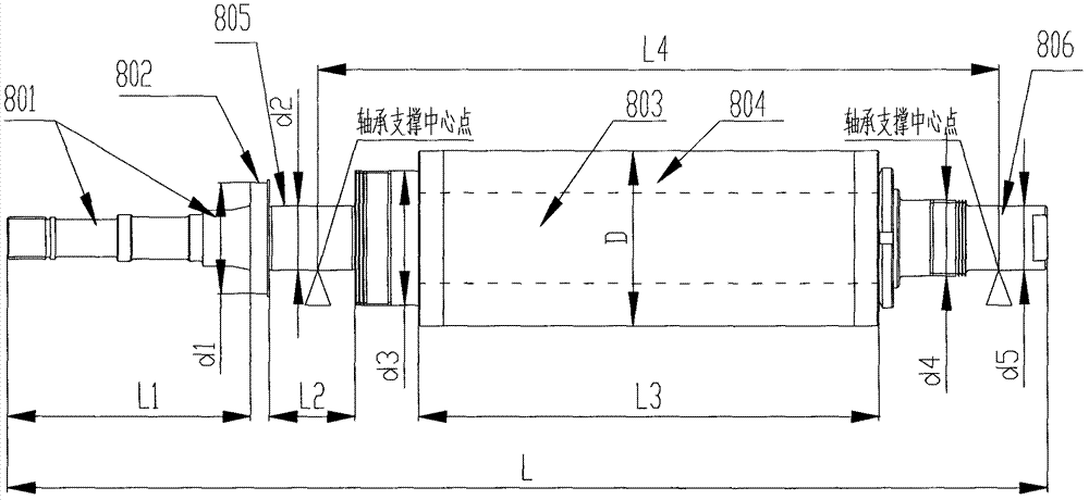 Cantilever type motor rotor for direct connection centrifugal compressor and direct connection centrifugal compressor