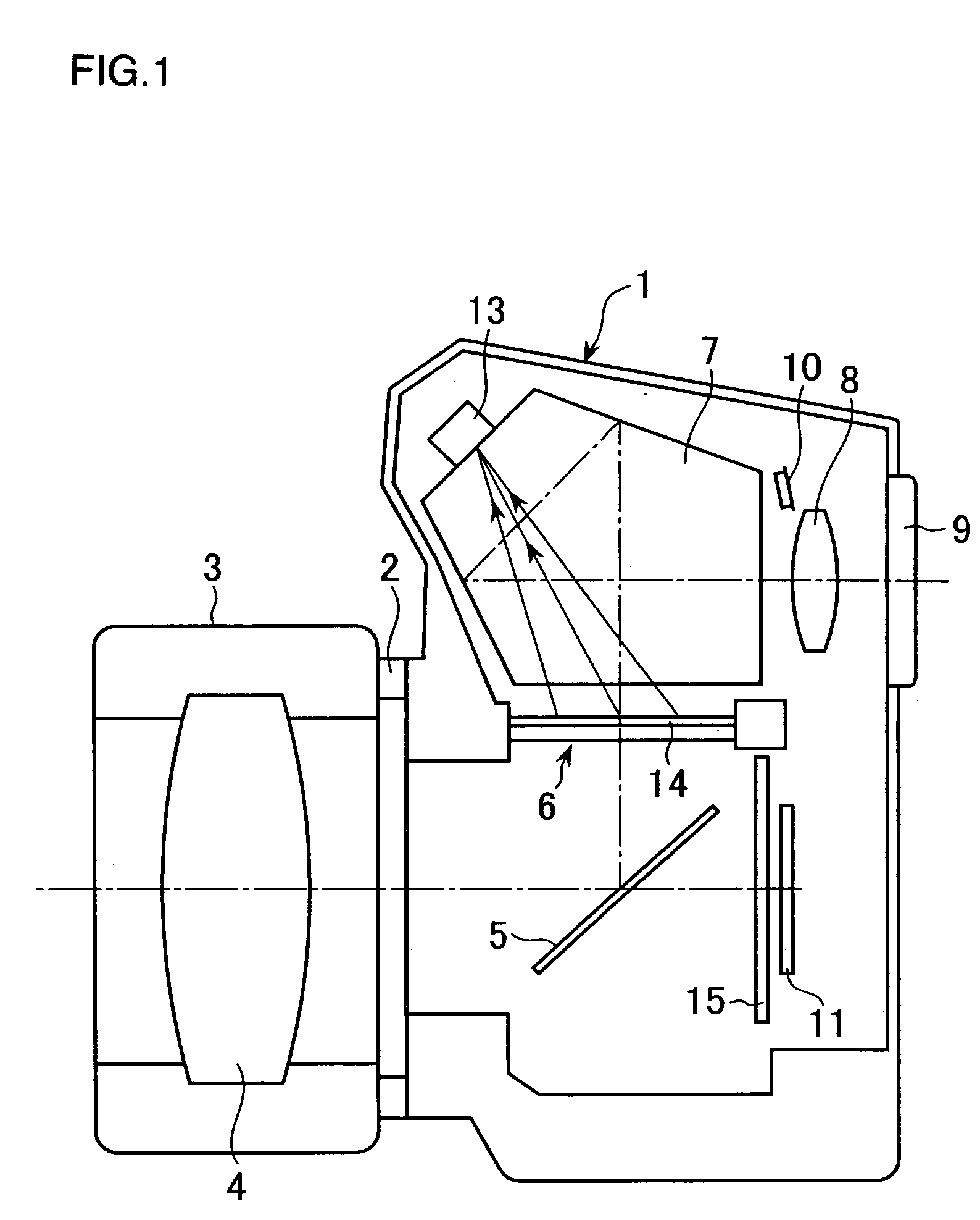 Focal point detection device and camera