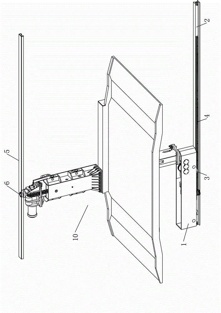 Support mechanism of single-track avoidance-free stereoscopic parking equipment